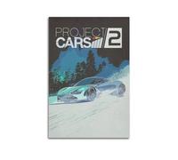 Project CARS 2 - Poster décoratif sur toile - Impression d'art moderne pour chambre à coucher - 60 x 90 cm