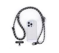 project-cb Lanière de téléphone portable 1, languette d'attache de téléphone 2, bandoulière de téléphone, cordons pour autour du cou, sangle de téléphone réglable, Blackshadow-b, 80-160cm