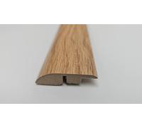 Project DIY® | Profil de rampe en MDF | Bande de seuil | 1 m de long | 44 mm de large | Hauteur réglable de 6 à 12 mm | Bande de transition pour parquet stratifié et bois | Facile à installer (chêne