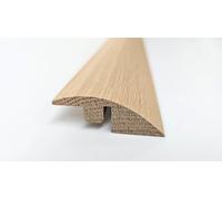 Project DIY® Profil réducteur de seuil en chêne massif - Transition pour parquet stratifié, vinyle, moquette et parquet - Barre de porte durable - 90 cm