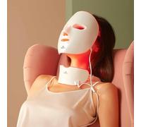 Project E Beauty Appareil de rajeunissement de la peau pour le visage et le cou | Traitement à la lumière sans fil 7 couleurs éclairant le dispositif de soins de la peau
