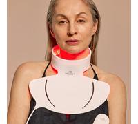 Project E Beauty LumaLux Neck & Dec Pro Masque de luminothérapie à LED | 800 LED | 5 longueurs d'onde | Infrarouge profond 1072 nm | 8 modes