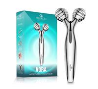 Project E Beauty VORA - Appareil de massage facial à micro-courant - Solaire, 3D - Rouleau à billes en forme de V - pour raffermir et lifter la peau et lisser les ridules