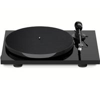 Pro-Ject E1 AT3600L Phono - Tourne-Disque avec préamplificateur Phono Interne - Plug & Play, élément AT3600L, limitation de la résonance, Nouvelle Cartouche AT3600L - Noir