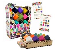 Project Genius, Art. Chroma Cube - Puzzle éducatif 3D en Bois, Casse-tête en Bois