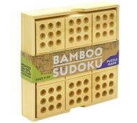 Project Genius – Jeu Sudoku Ecologicals – Bambou écologique, piquets numérotés, livret de 30 puzzles