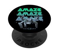 Project Hail Mary Amazing Rocky The Alien Neon Portrait PopSockets PopGrip Adhésif