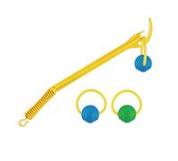 Project Hive Bâton zoomer | Lanceur de balles pour chien avec lot de 2 balles en boucle incluses (vert et bleu) | Jouets interactifs pour chien pour la terre et l'eau | Balles pour chiens parfaites