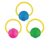 Project Hive - Lot de 3 balles pour chien en boucle | Jouets interactifs pour chien compatibles avec le lanceur de balles Hive Zoomer | Balles pour chiens, parfaites pour rapporter et tirer | Rose,