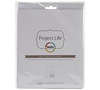 Project Life - 6 x 8 Photo de Pages - Projet 3 - Photo de Poche Pocket Pages Design 3