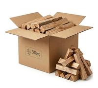 PROJECT OF WOOD Bois d'allumage en chêne 100 % naturel, sec et sans produits chimiques, pour cheminée, four et barbecue, bâtonnets de 30 cm, 30 kg