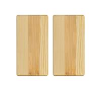 PROJECT OF WOOD Lot de 2 blocs de yoga 23 x 12 x 7,5 cm - Blocs en bois pour yoga, pilates, étirement et méditation - Naturellement respectueux de l'environnement - Support stable pour l'entraînement