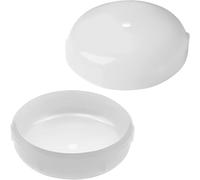 Project Patio Lot de 32 capuchons de pieds de meubles de patio en fer forgé de 3,8 cm - Protection de sol ronde en plastique pour tables et chaises d'extérieur en métal