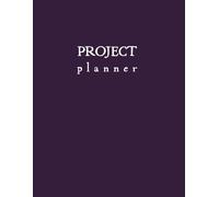 Project Planner: Dark Purple Softcover Dotted & Lined Journal For Design Planning By Schoolnest