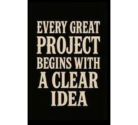Project Planner : Every great project begins with a clear idea.: Plan. Organize. Achieve your goals.