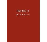 Project Planner: Red Softcover Dotted & Lined Journal For Design Planning By Schoolnest