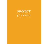 Project Planner: Yellow Softcover Dotted & Lined Journal For Design Planning By Schoolnest