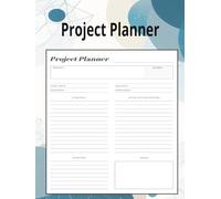 Project Planning Notebook: Project Planning, Task Tracking & Action Management for Professionals