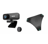 Project Telecom 4K UHD | Webcam ultra haute définition | Haut-parleur de conférence audio USB | Paquet groupé | Compatible avec Convien Venue