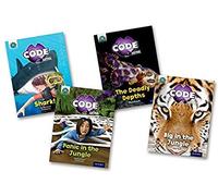 Project X Code Extra: Green Book Band, Oxford Level 5: Jungle Trail And Shark Dive, Class Pack Of 12