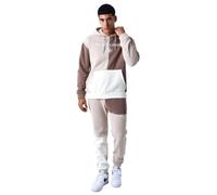 Project X Paris Bas de Jogging Tricolore en Maille Beige M