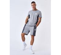 PROJECT X PARIS Bermuda Pantalon Corto Couleur : gris 65% coton, 30% polyester, 5% élasthanne pour homme, convient pour le quotidien et le streetwear, avec taille M
