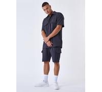 PROJECT X PARIS Bermuda Pantalon Corto Couleur : noir 90% polyester, 10% élasthanne pour homme, idéal pour le quotidien et le streetwear, avec taille XL