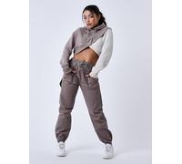 PROJECT X PARIS Couleur du jean : marron topo 98% coton, 2% élasthanne, pour femme, idéal pour le quotidien et le streetwear, avec taille XS