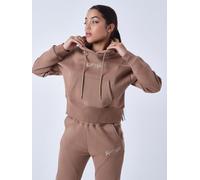 PROJECT X PARIS Couleur du sweat-shirt : Marrón clair 55% coton, 45% polyester pour femme, convient pour les loisirs et le confort, avec taille M