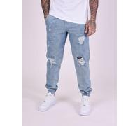 Project X Paris Jean Jogger déchiré Bleu 29US