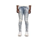 Project X Paris Jeans Destroy brodé à Genoux Homme