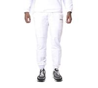 PROJECT X PARIS Pantalon de jogging couleur : blanc 88% coton, 12% polyester, pour homme, parfait pour les loisirs et le confort, avec taille M