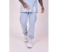 PROJECT X PARIS Pantalon de jogging couleur : bleu clair pour homme, parfait pour les loisirs et le confort, avec la taille S
