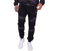 PROJECT X PARIS Pantalon de jogging couleur: noir 100% polyester pour homme, parfait pour les loisirs & confort, avec la taille S, 2140141-BK-S