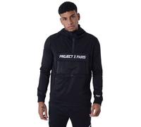 Project X Paris Sweat à Capuche Style Coupe Vent Noir S