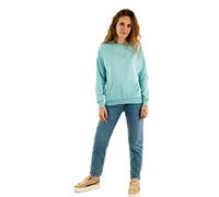Project X Paris Sweat col Rond Broderie Relief Cyan M