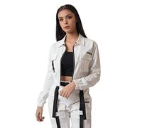 Project X Paris Veste à poches col chemise Blanc XL