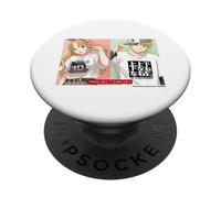 [Project Zircon × NES Gradius 40th] Neon & William(Non Asano) PopSockets PopGrip Adhésif