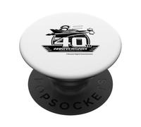 [Project Zircon × NES Gradius 40th] NES Gradius 40th SW Logo PopSockets PopGrip Adhésif