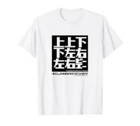[Project Zircon × NES Gradius 40th] UUDDLRLRBA L Logo (W,K) T-Shirt