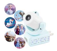 Projectables Frozen 2 LED Night Light with 6-Image, Plug-in, Dusk-to-Dawn, ul-Listed, Scenes of Elsa, Anna, and Olaf on Ce...