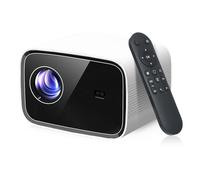 Projecteur 1080P WiFi BT5.0 Système Android 12 Projecteur de cinéma Prise en Charge 4K avec écran d'affichage 300 Pouces Technique de Miroir Haut-Parleur intégré Correction