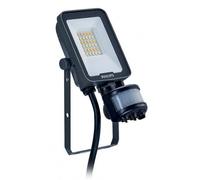 Philips Projecteur LED Ledinaire BVP167 10W 1200lm 110D - 830-865 CCT | IP65 - Détecteur De Mouvement Et De Lumière - Symétrique