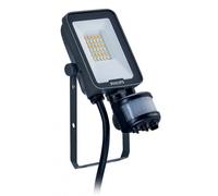 Philips Projecteur LED Ledinaire BVP167 10W 1200lm 110D - 830-865 CCT | IP65 - Détecteur De Mouvement Et De Lumière - Symétrique
