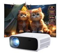 Projecteur 2024 Nouveau amélioré, Full HD 1080P, 18000 lumens videoprojecteur, Compatible avec Smartphone/PS5/XBOX, retroprojecteur WiFi 5G et Bluetooth