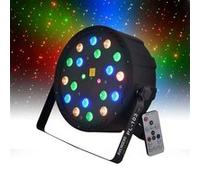 Projecteur 25W à led RVB + faisceux vert et rouge 130mW Avengers PL103
