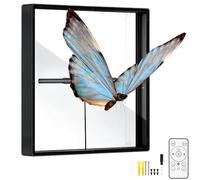 Projecteur 3D hologramme ventilateur 45 cm écran LED avec coque en alliage d'aluminium pour panneaux d'affaires et vidéo d'animation, idéal pour bars et événements
