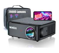 Projecteur 4K 35000Lm Wifi/Bt - 1080P Fhd - Zoom 50% - Pour Home Cinéma/Extérieur - Phone/Ps5