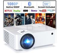 Projecteur 4K 9500Lm - Bt5.1 - Mini Portable - Compatible Hdmi/Usb/Ps5/Smartphone - Home Cinéma