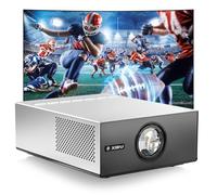 Projecteur 4K avec WiFi et Bluetooth, XIDU 1500ANSI Focus électrique en alliage d'aluminium, projecteur de film Keystone automatique 1080p, double haut-parleur 8 W, projecteur portable de cinéma